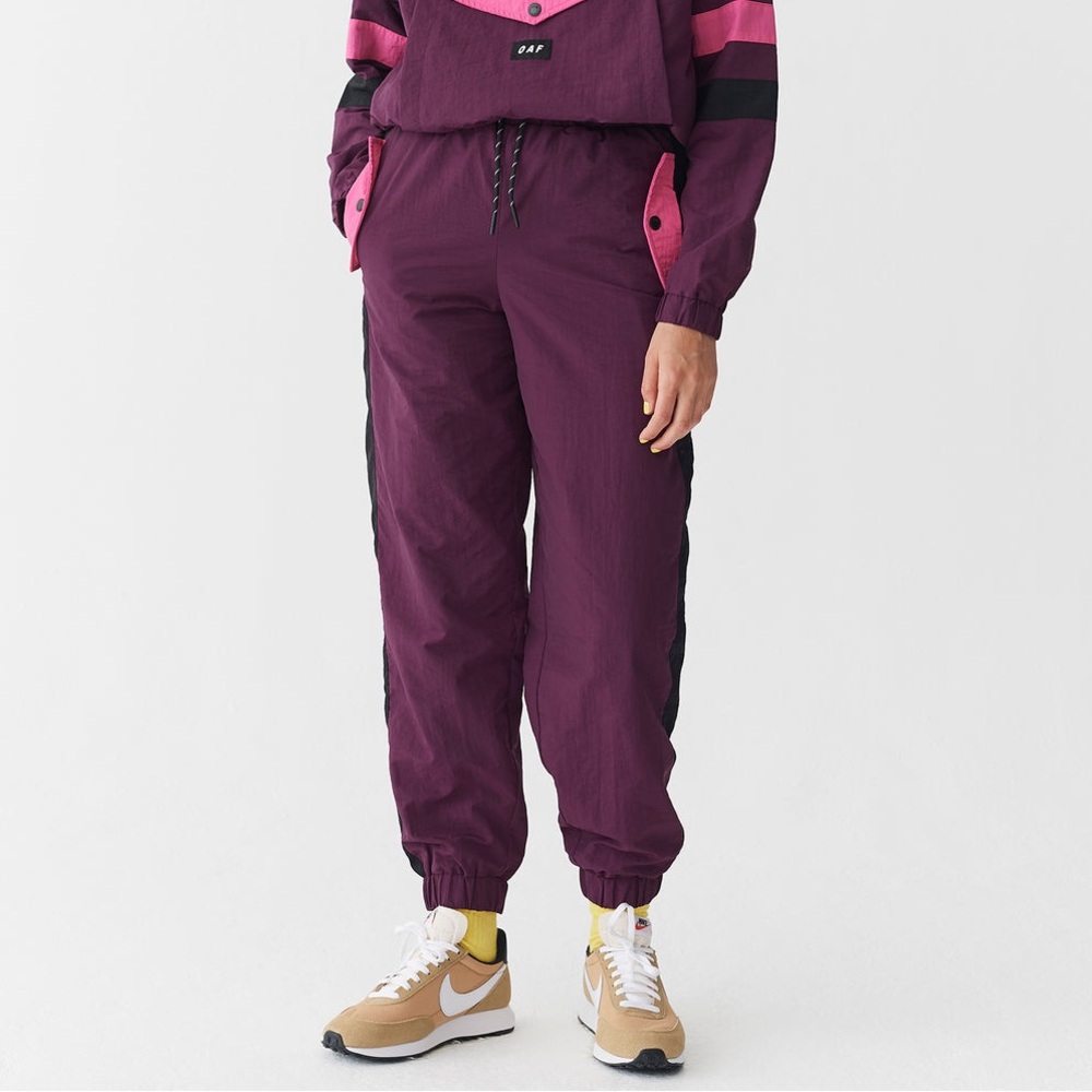 Lazy Oaf On Track Joggers Pants Women’s XS / S Maroon